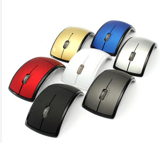 KTX-172371 Folding Wireless Optical Mouse with 1600 DPI and 10m Range in Multiple Colors