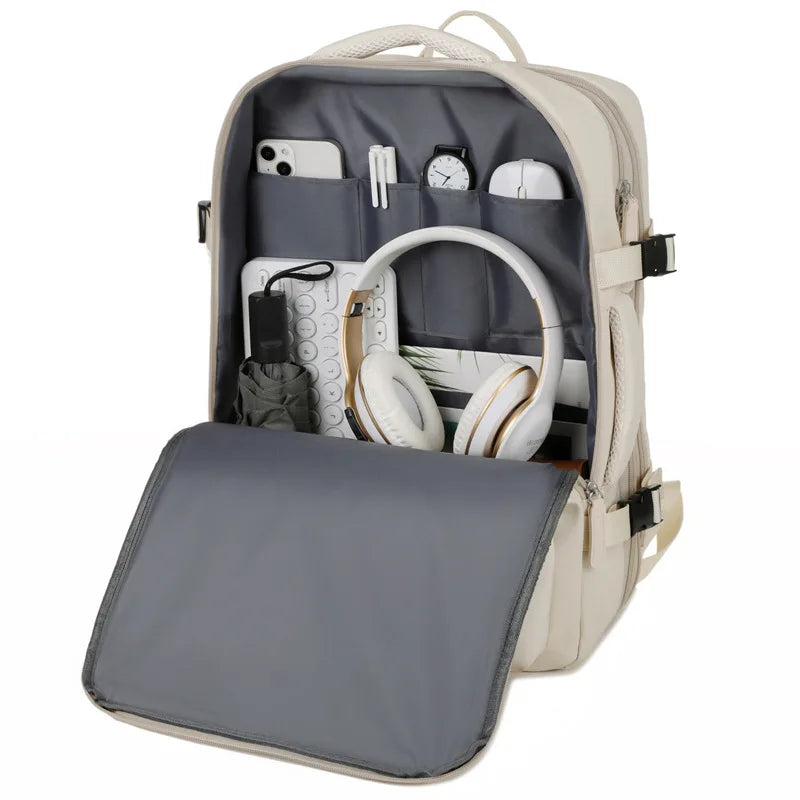 KTX-654227 Durable Unisex Zipper Closure Tote Bag and Versatile Backpack for Everyday Use