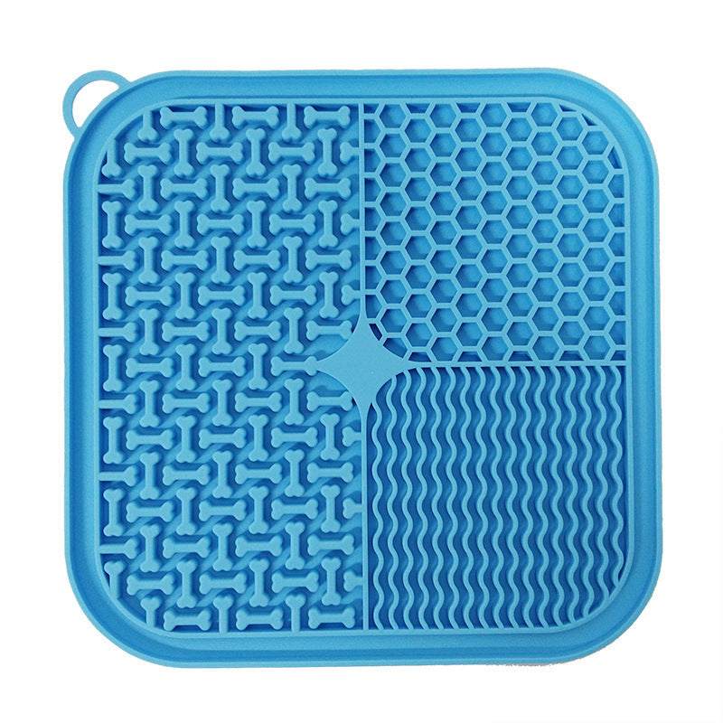 JMT-640970 Silicone Slow Feeder Mat with Non-Slip Scrapers for Dogs in Multiple Colors