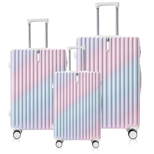 KTX-407059 Lightweight ABS Cabin Luggage Trolley Suitcase Set - Available in 20, 24, 28 inch Options