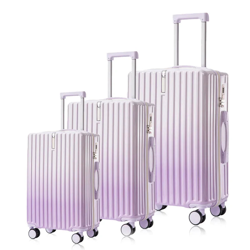 KTX-407059 Lightweight ABS Cabin Luggage Trolley Suitcase Set - Available in 20, 24, 28 inch Options