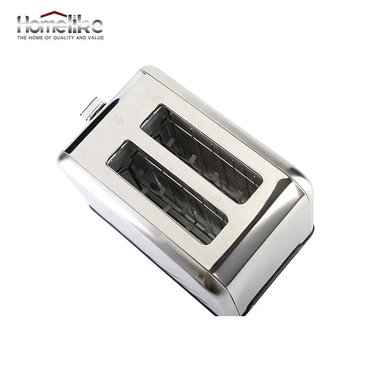 KTX-257235 Stainless Steel 2-Slice Automatic Pop-Up Bread Toaster with LED Display