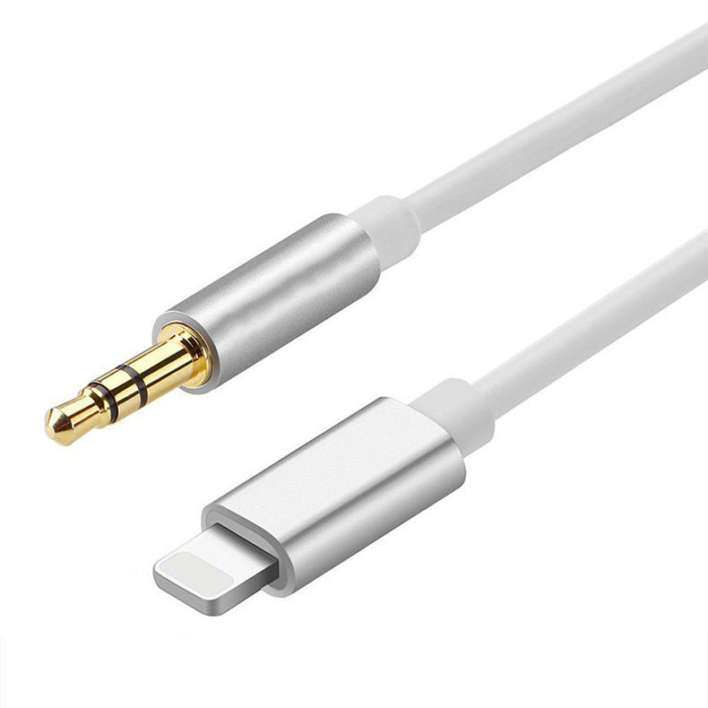 KTX-774931 3.5mm Audio Cable for Mobile Phones and Car Audio - 1 Meter, Gold-Plated Tinned Copper, Available in Pink, Gold, Black, Silver