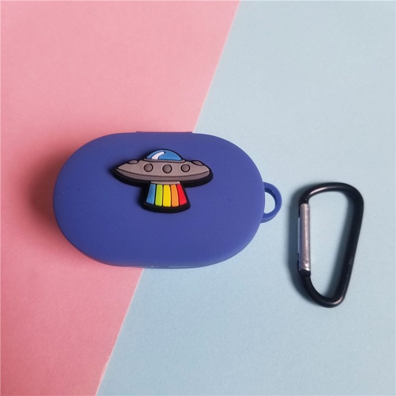 KTX-902675 Silicone Protective Cover for Xiaomi AirDots - Anti-Lost Design, Clamshell Style