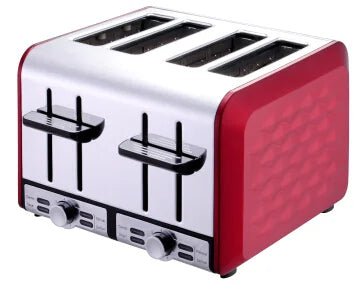 KTX-632339 1700W Purple Stainless Steel Electric Toaster for Home Use