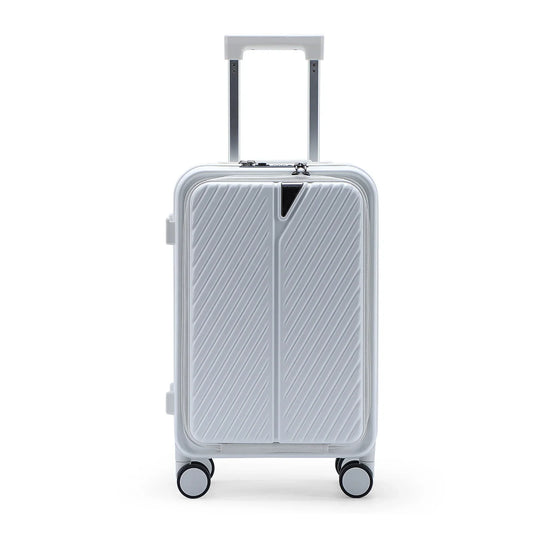 KTX-781011 Lightweight Cabin Trolley Suitcase with Laptop Compartment and Cup Holder