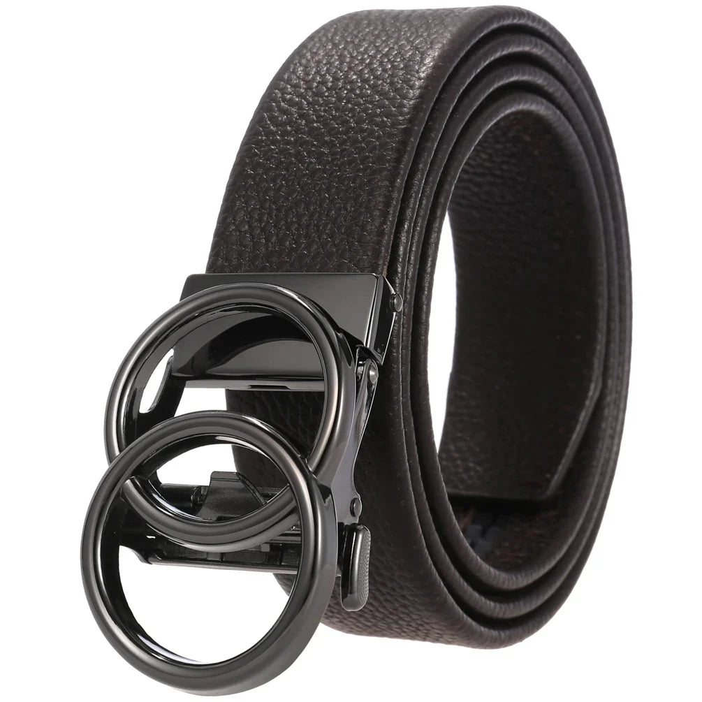 KTX-634451 Automatic Men's Belt in Genuine Leather with Luxury Finish