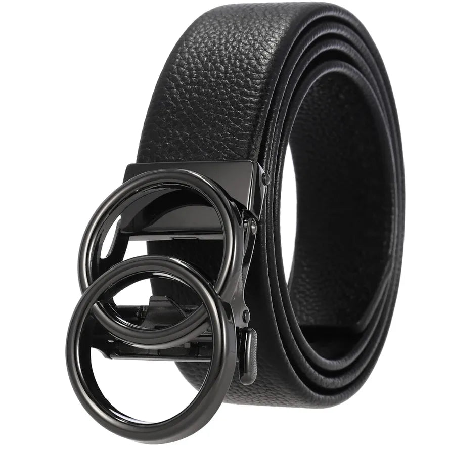 KTX-634451 Automatic Men's Belt in Genuine Leather with Luxury Finish