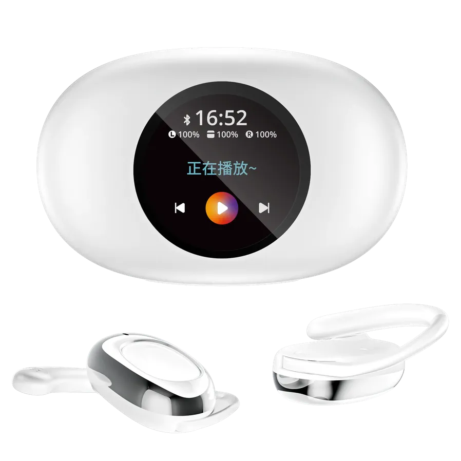 KTX-609043 YX39 Wireless In-Ear Earbuds with LCD Display and Bluetooth 5.4, Enhanced Noise Cancelling Technology