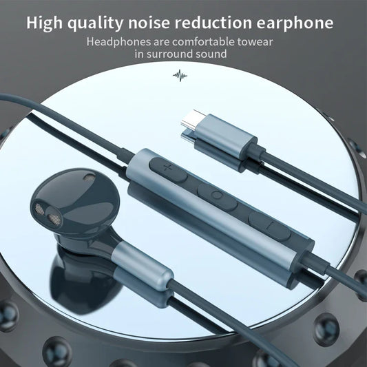 KTX-590675 Type C Wired Earphones for iPhone 15 – Magnetic USB-C In-Ear Headset