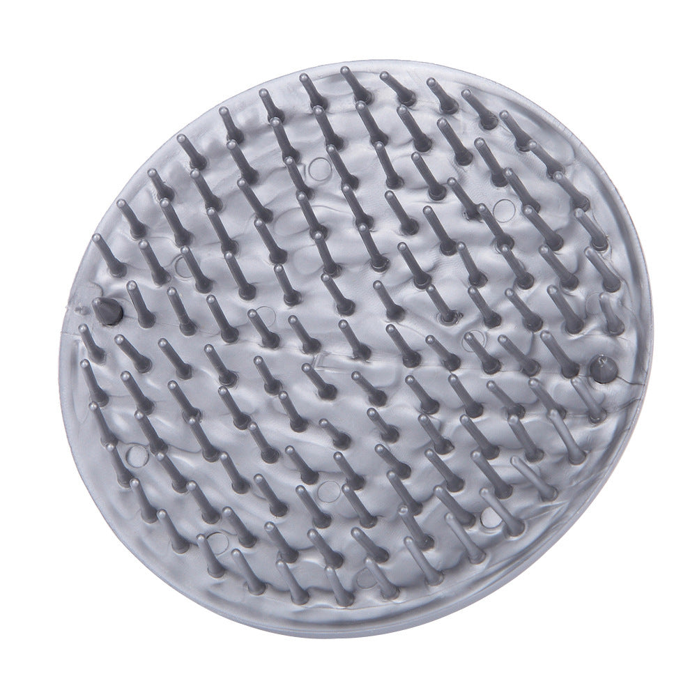 KTX-042195 Scalp Cleansing Dandruff Shampoo Brush - Lightweight PP Material, Available in Purple, Red, and Gray