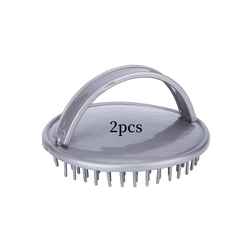 KTX-042195 Scalp Cleansing Dandruff Shampoo Brush - Lightweight PP Material, Available in Purple, Red, and Gray