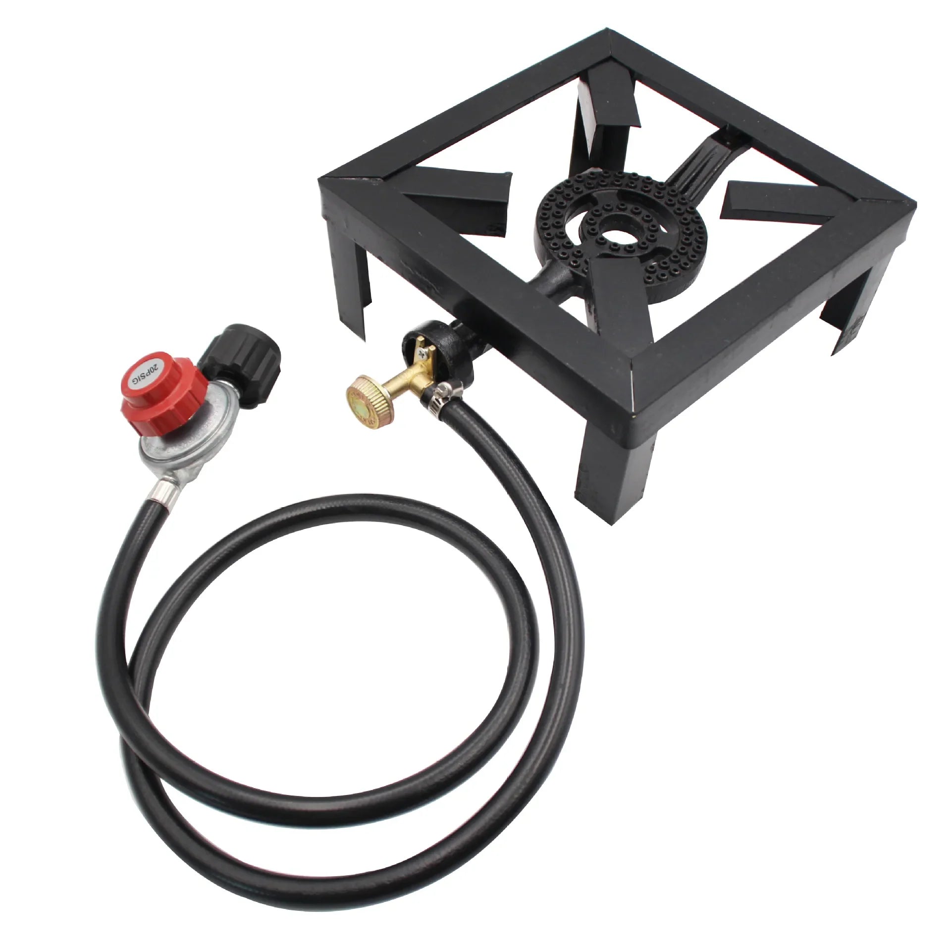 KTX-435347 High-Performance Stable Iron Propane Camping Stove for Outdoor Cooking