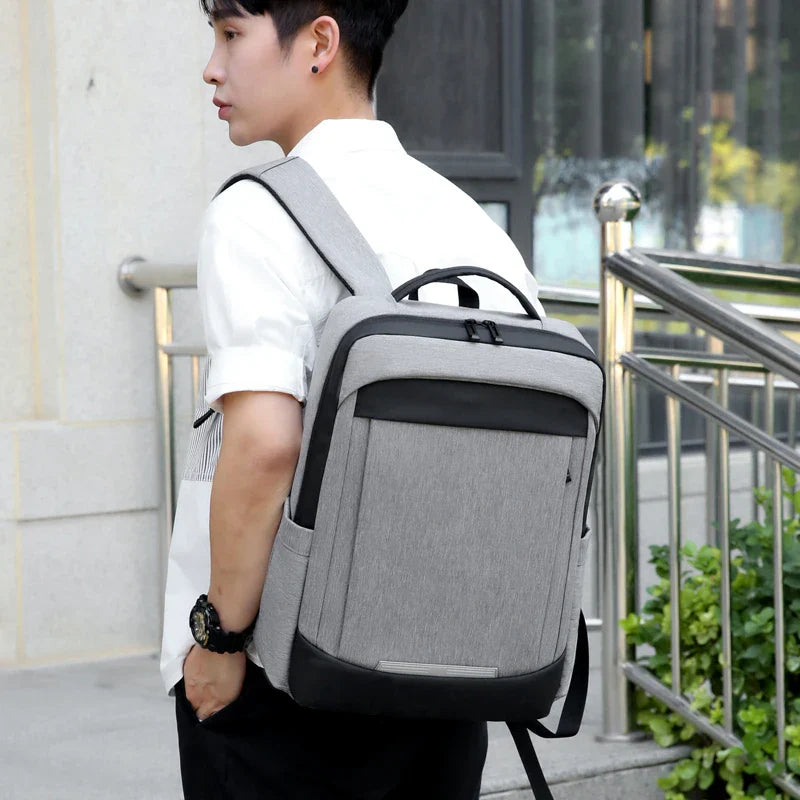 KTX-769491 Large USB Travel Laptop Backpack with Modern Design for Professionals and Students