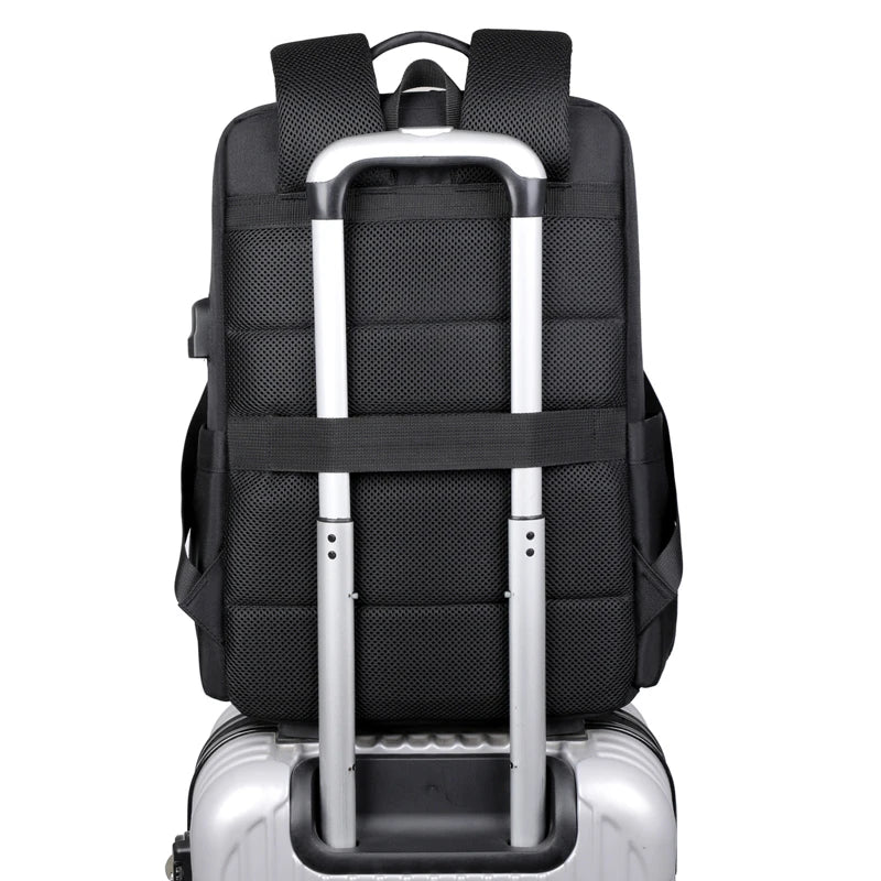 KTX-769491 Large USB Travel Laptop Backpack with Modern Design for Professionals and Students