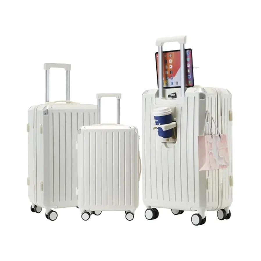 KTX-161875 Recyclable Travel Suitcase Set with Handle and Paper Tray for Convenient Packing