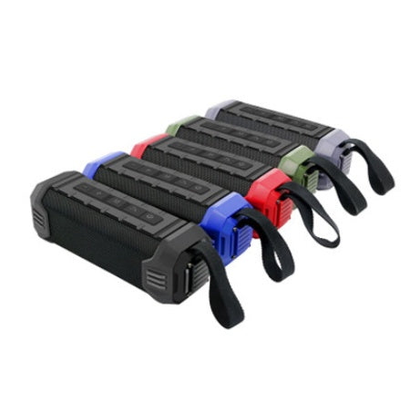 KTX-951699 Portable Waterproof Bluetooth Speaker with Power Bank and FM Radio, 5000mAh Battery, 10m Range, AUX Input