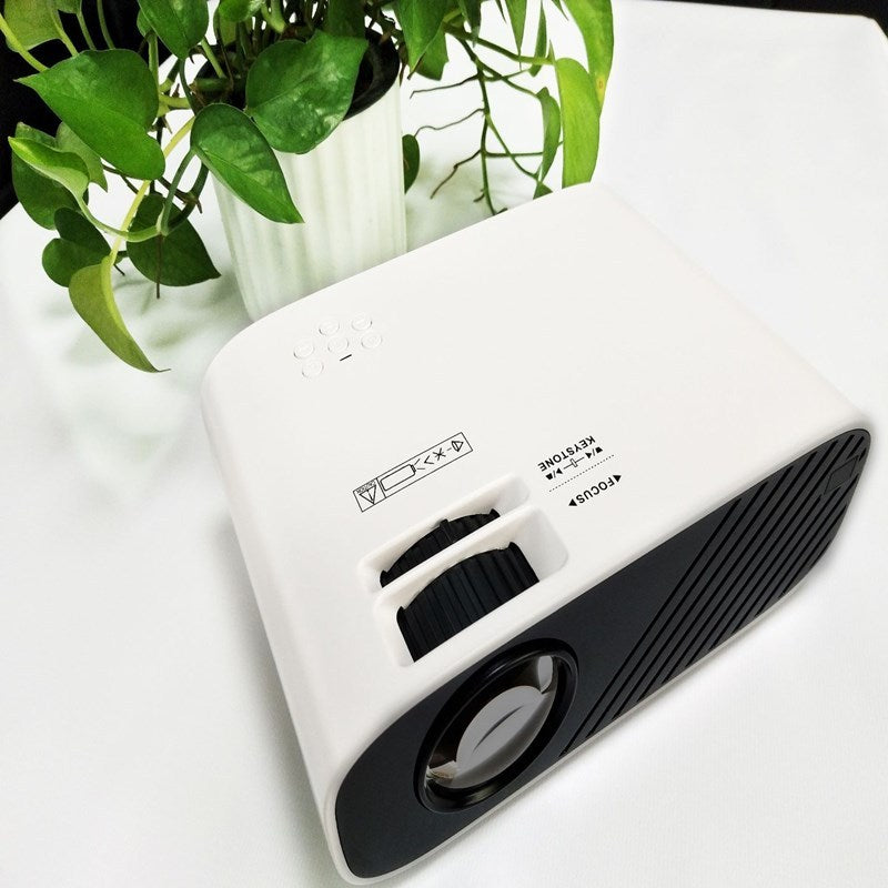 KTX-586003 Portable Smart Projector with LED Light Source, 1920x1080 Resolution, and Vertical Keystone Correction