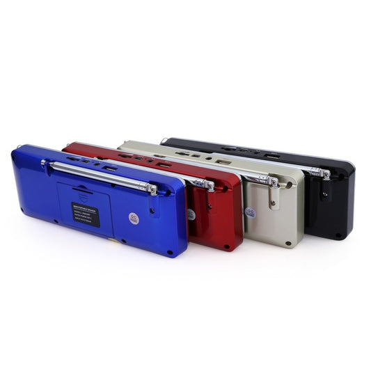 KTX-705363 Portable Bluetooth Speaker with AM/FM Radio, Rechargeable Lithium-ion Battery, USB & TF Card Support, LCD Display