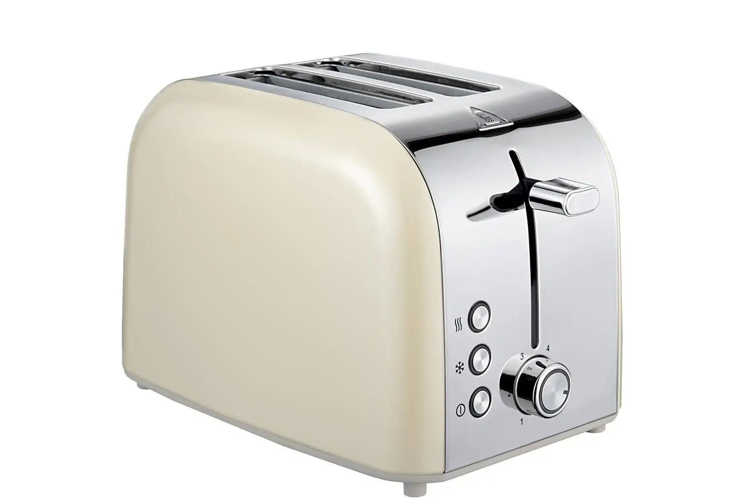 KTX-601875 Stainless Steel 2-Slice Electric Sandwich Toaster with Smart Features