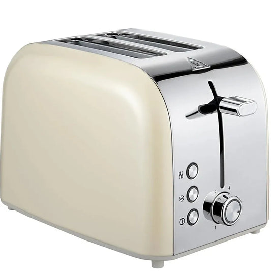 KTX-601875 Stainless Steel 2-Slice Electric Sandwich Toaster with Smart Features