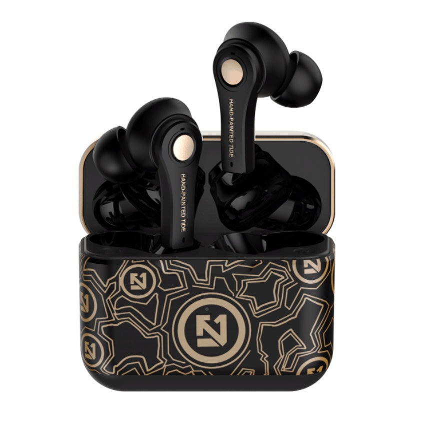 KTX-328659 True Wireless Sports Bluetooth Headset with Battery Display and Voice Control, Mono Channel, Multi-Point Connection - Available in Black and Pink White
