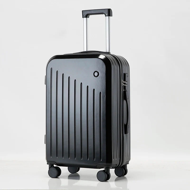 KTX-130259 Lightweight 3-Piece Mini Cabin Suitcase Set with 28-Inch Spinner Travel Bag in Durable ABS Material