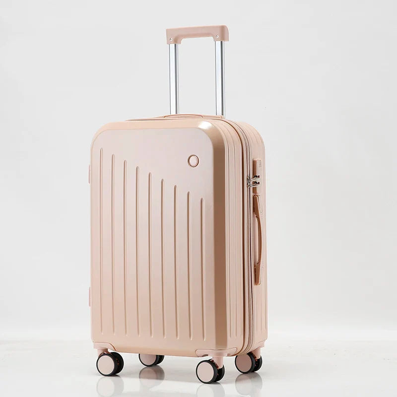 KTX-130259 Lightweight 3-Piece Mini Cabin Suitcase Set with 28-Inch Spinner Travel Bag in Durable ABS Material