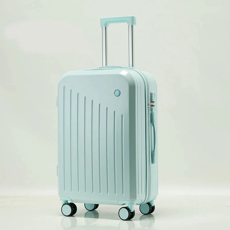 KTX-130259 Lightweight 3-Piece Mini Cabin Suitcase Set with 28-Inch Spinner Travel Bag in Durable ABS Material