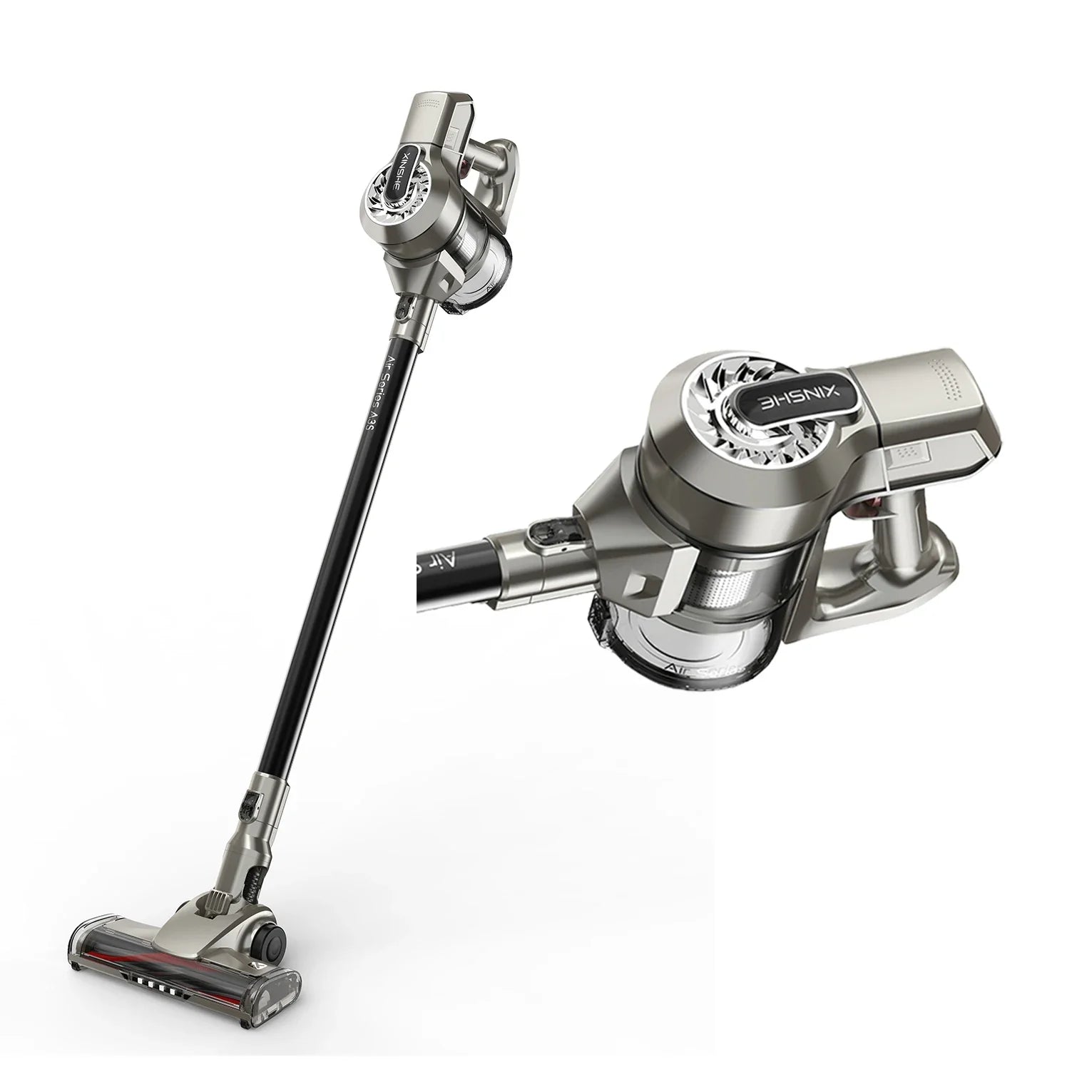 KTX-035603 Wall-Mounted Rechargeable Stick Vacuum Cleaner - Handheld and Wireless Design