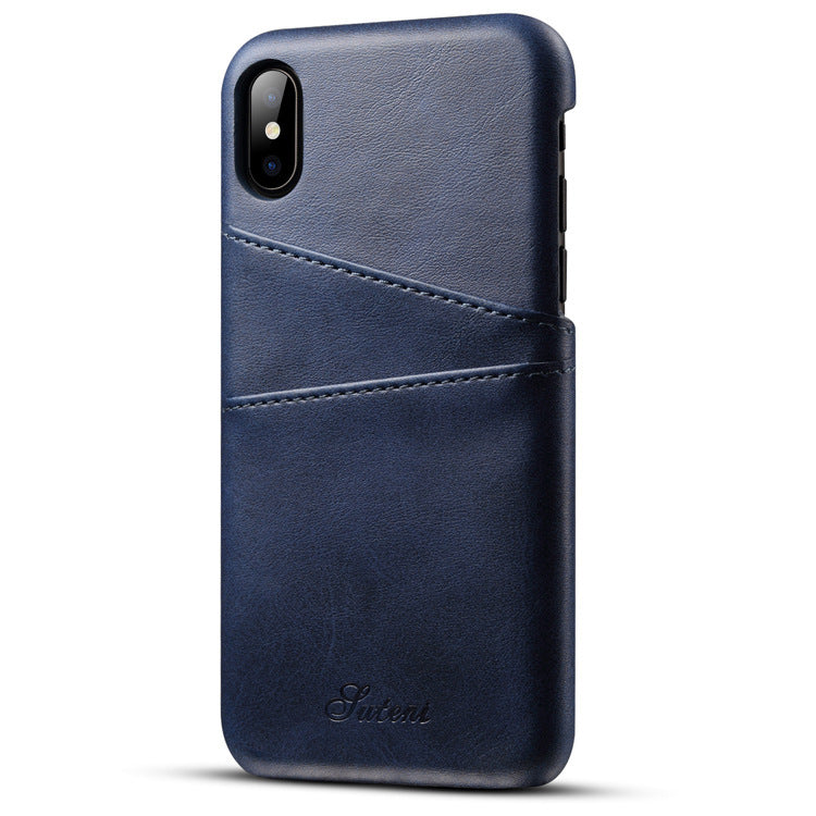 KTX-171923 Slim PU Leather Wallet Case with Credit Card Holder for Phones