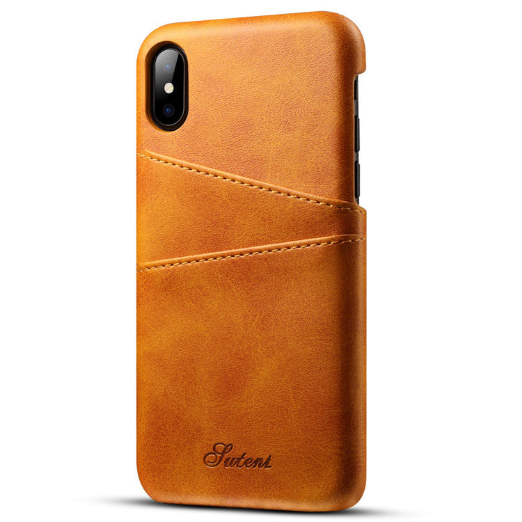 KTX-171923 Slim PU Leather Wallet Case with Credit Card Holder for Phones