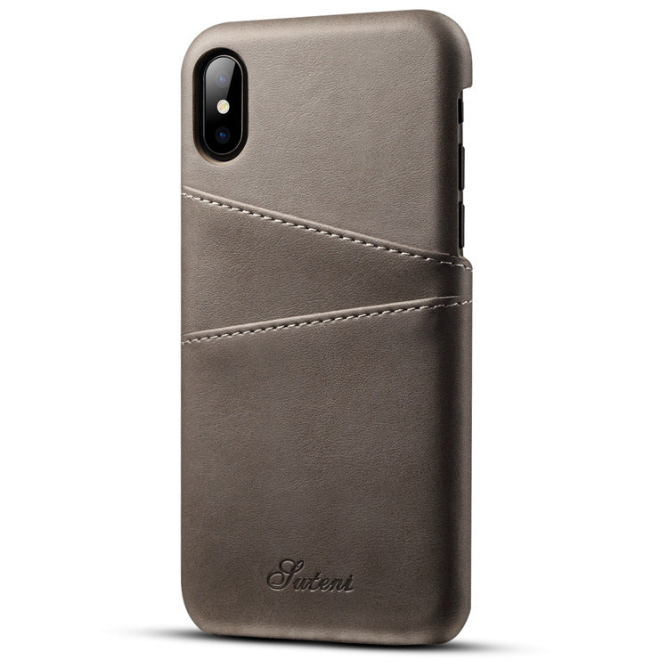KTX-171923 Slim PU Leather Wallet Case with Credit Card Holder for Phones