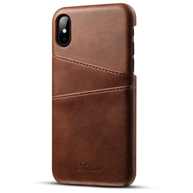 KTX-171923 Slim PU Leather Wallet Case with Credit Card Holder for Phones