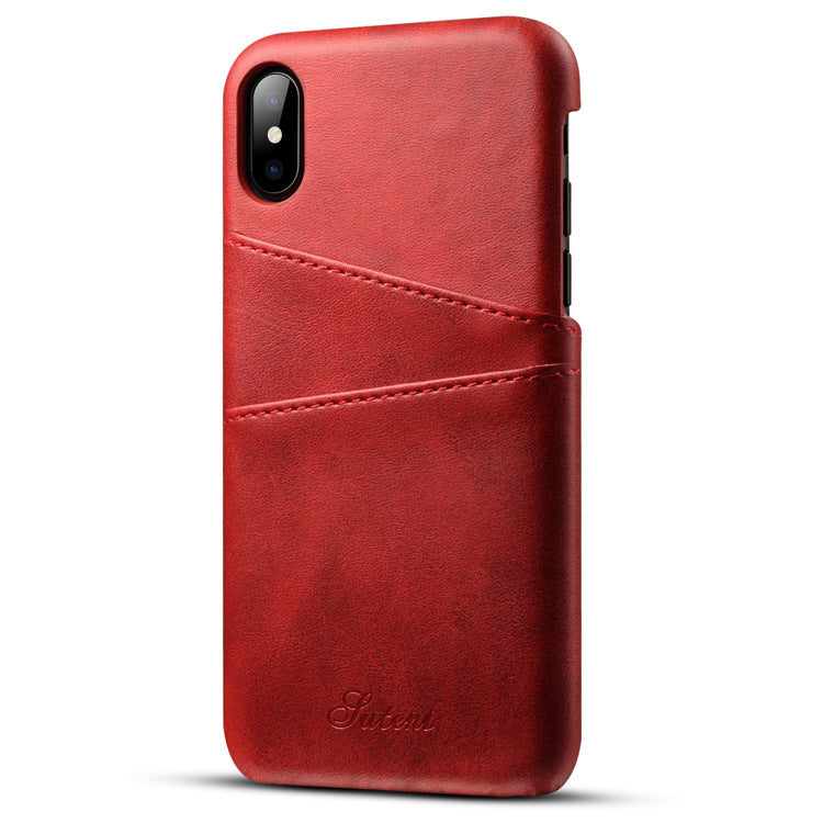 KTX-171923 Slim PU Leather Wallet Case with Credit Card Holder for Phones
