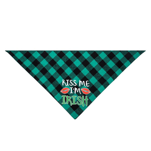 JMT-666442 Triangle Cotton Scarf for Dogs - Cartoon Design, Four Styles Available, 65x45x45cm