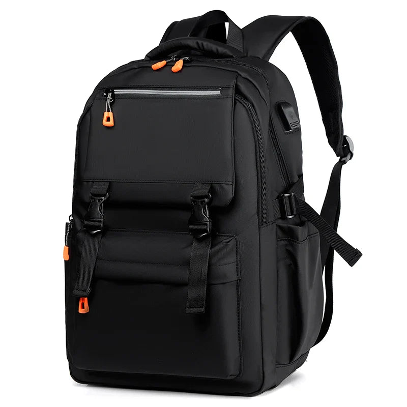 KTX-707411 Waterproof Oxford 17-Inch Laptop Backpack for College Students with Large Capacity and Zipper Closure