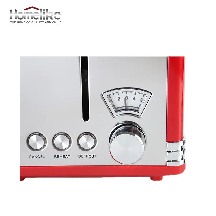 KTX-504723 4-Slice Stainless Steel Toaster 220V 1625W with Adjustable Settings and High-Lift Function