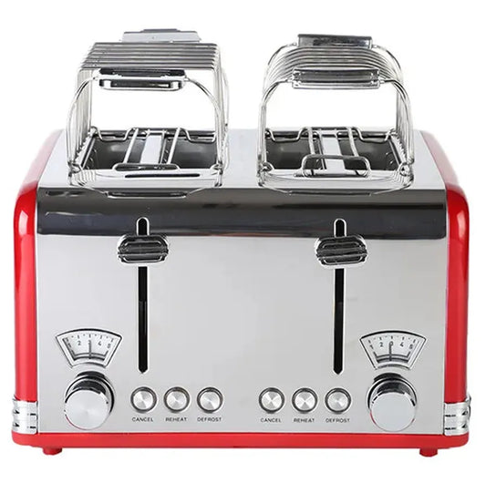 KTX-504723 4-Slice Stainless Steel Toaster 220V 1625W with Adjustable Settings and High-Lift Function