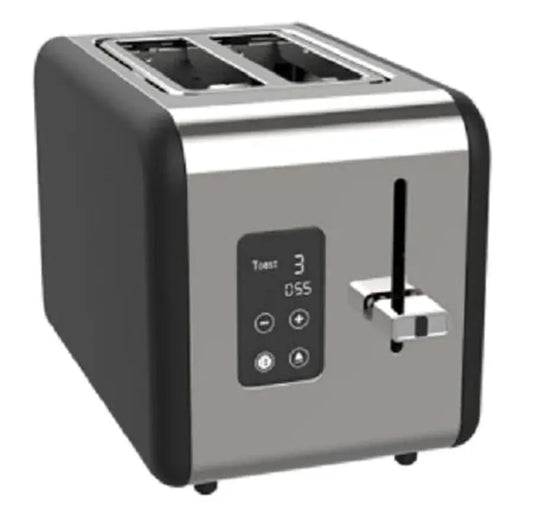 KTX-848211 Compact Stainless Steel 2-Slice Toaster in Brushed Finish