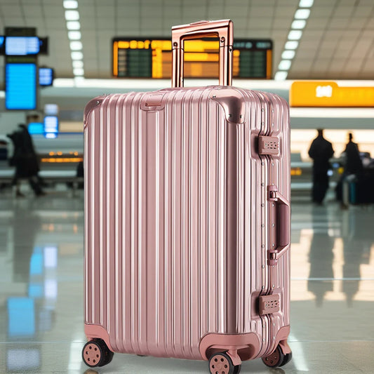 KTX-193491 Aluminium Frame Trolley Luggage Suitcase with Modern Design