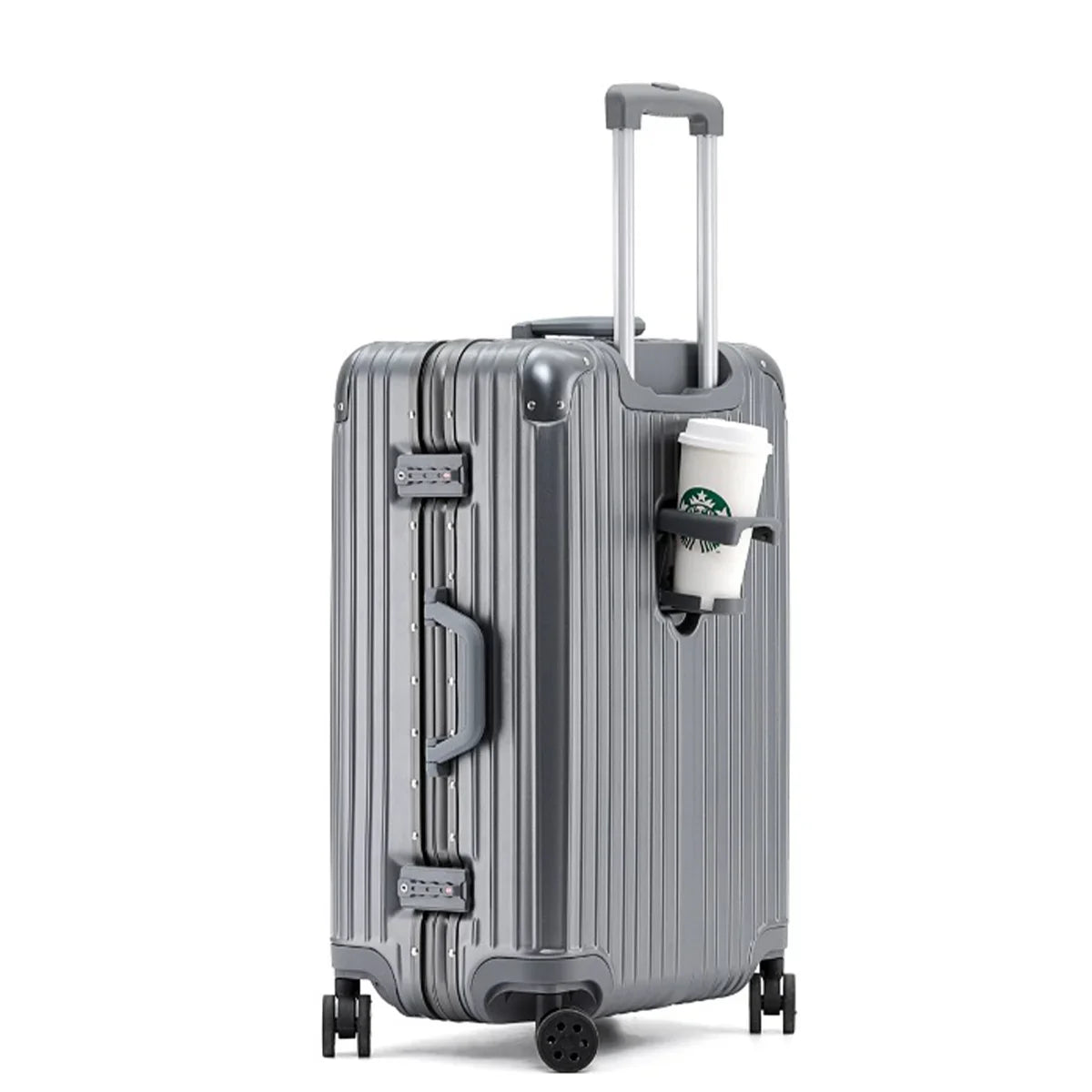 KTX-193491 Aluminium Frame Trolley Luggage Suitcase with Modern Design
