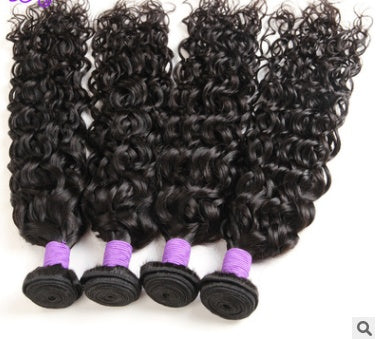 JMT-676554 Water Wave Human Hair Weave, 12-28 Inch, 1B Natural Color, 100g Each