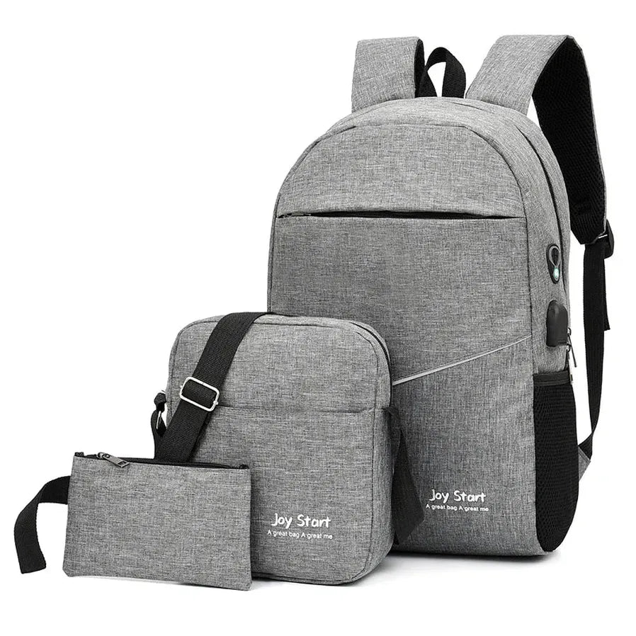 KTX-485779 Waterproof Large Capacity School and Travel Backpack with USB Charging and Headphone Jack