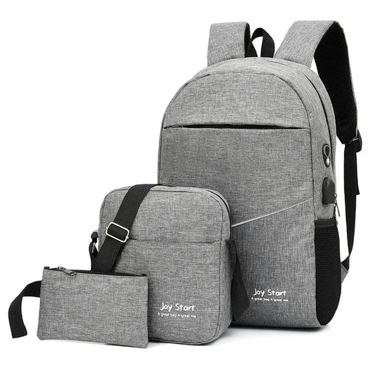 KTX-485779 Waterproof Large Capacity School and Travel Backpack with USB Charging and Headphone Jack