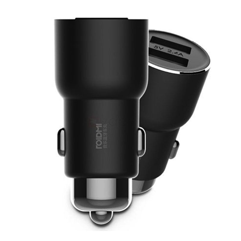 KTX-126099 Bluetooth Music Car Charger with USB Output – 12-24V Input, 5V/3400mA Output, Compatible with Mobile Devices and Tablets, Black