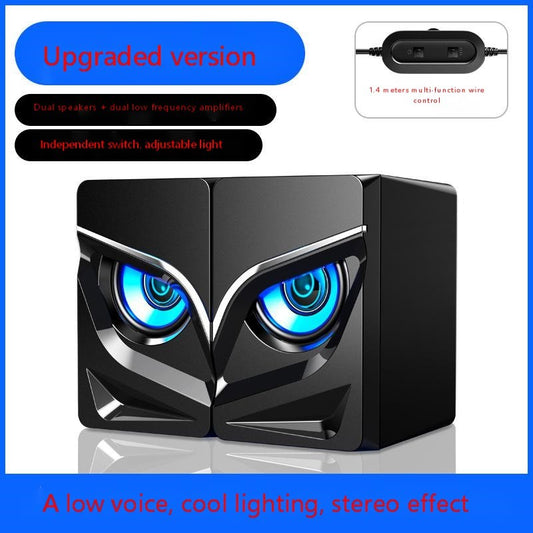 KTX-445523 Dual Desktop Speakers with AC and Battery Power Supply - Black & White Options