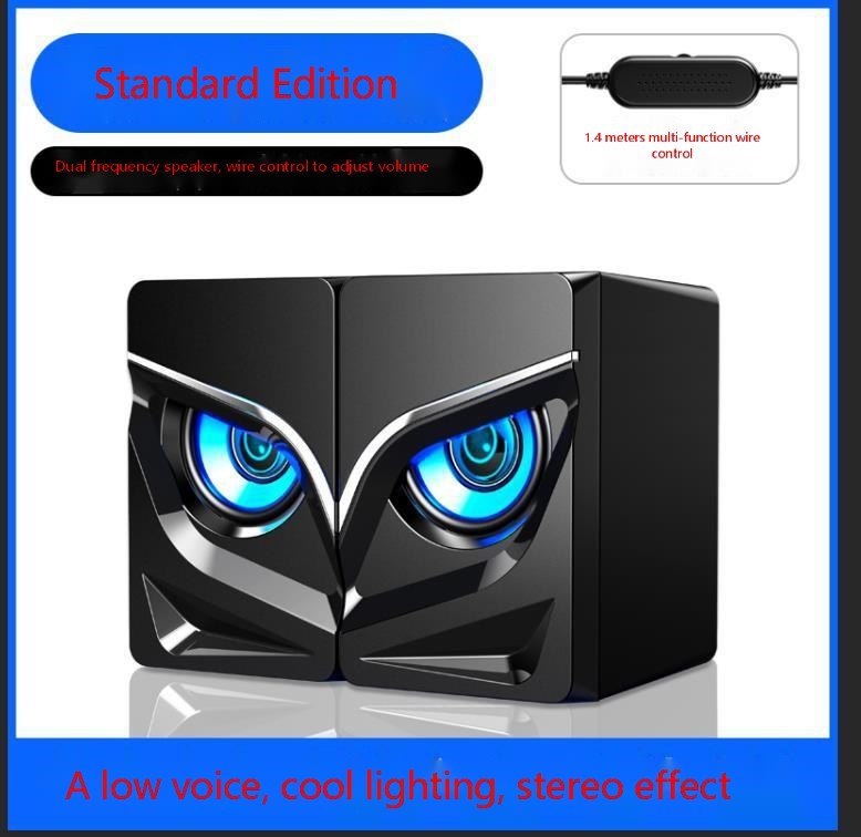 KTX-445523 Dual Desktop Speakers with AC and Battery Power Supply - Black & White Options