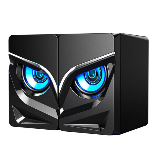 KTX-445523 Dual Desktop Speakers with AC and Battery Power Supply - Black & White Options