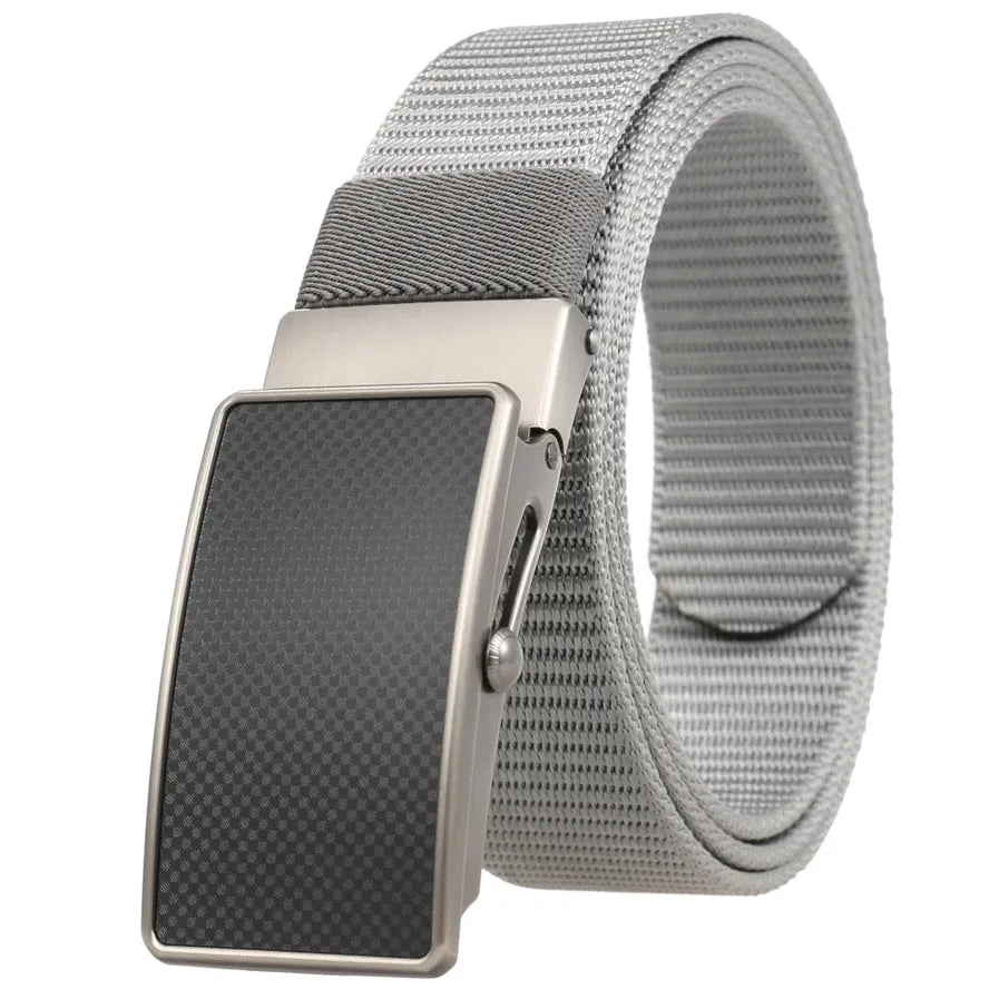 KTX-601683 Nylon Braided Men's Roller Buckle Belt - Model LY36-23553-1